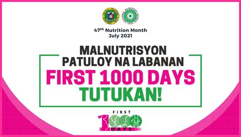 Nutrition Month Theme 2021: “Malnutrisyon  .